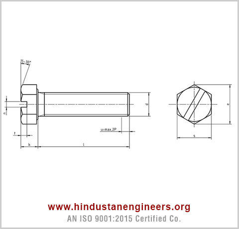 DIN 933 SZ Hex Bolt / ISO 4017 Hex Bolt